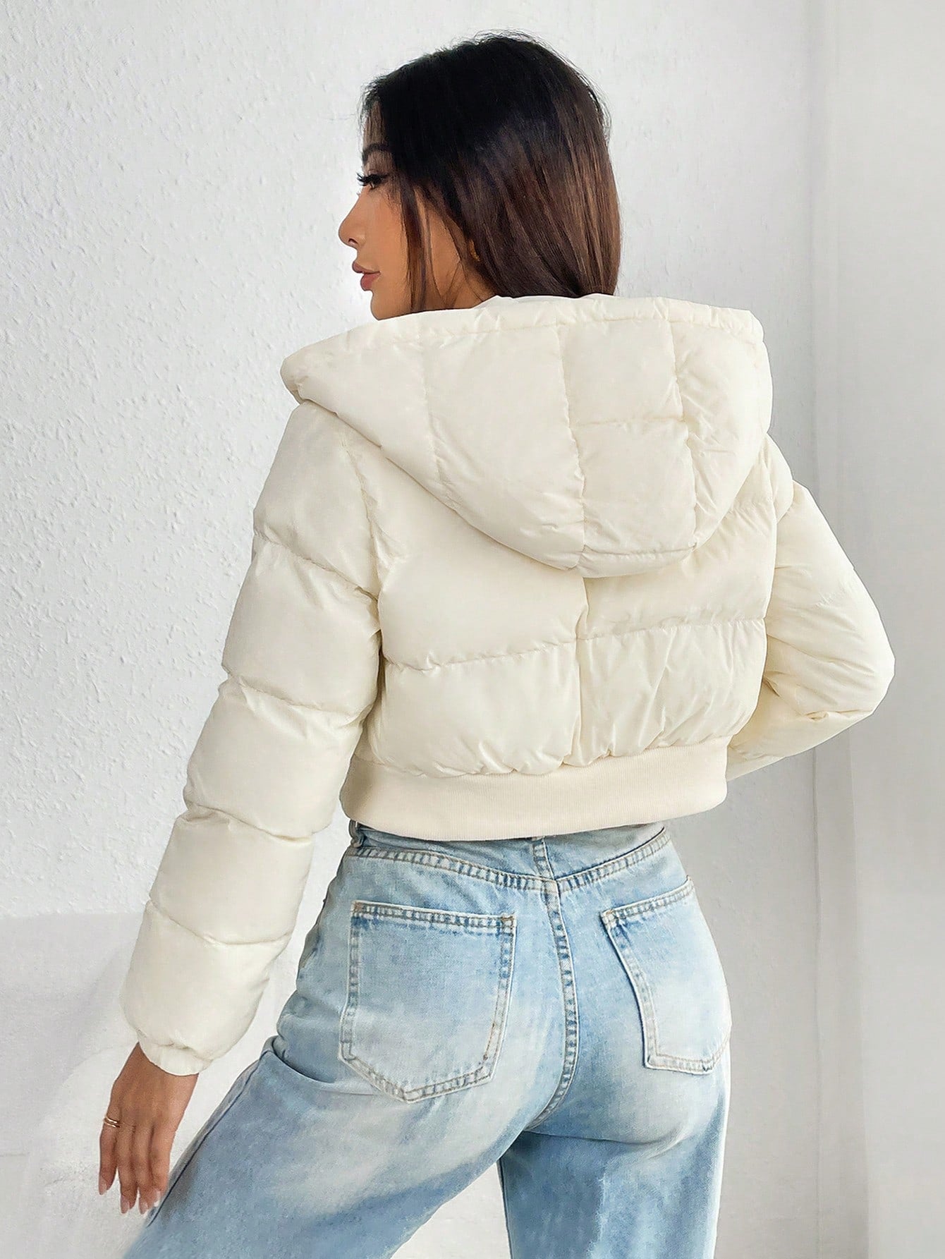 Jaqueta Puffer Branco - Leila