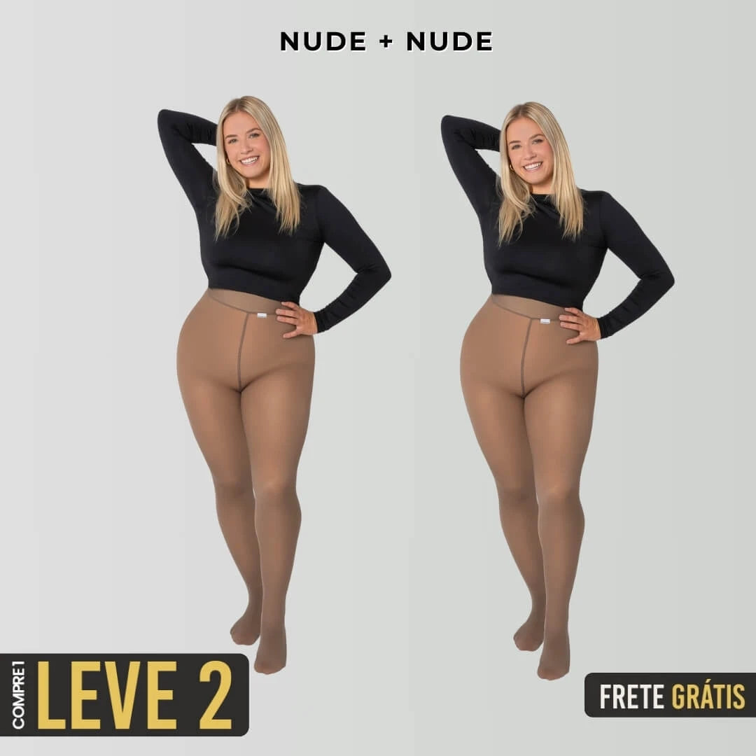 KIT 2 Meia-Calça Peluciada com Lã